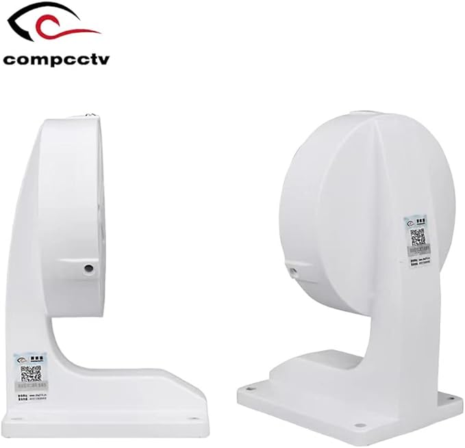 Security Camera Mount Bracket, Aluminum Indoor Outdoor Wall Mount Bracket L-Type Bracket for CCTV Security Dome IP Camera Mounting,Universal outdoor Security Camera Junction Box Mount Bracket