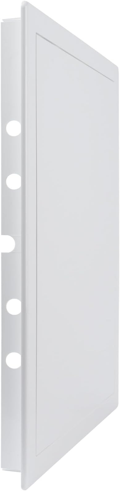 12x16 Inch White Access Panel – ABS Plastic Rectangular Wall & Ceiling Access Door for Plumbing Electrical HVAC – Easy Install Indoor Panel for Drywall, Home Improvement and Maintenance