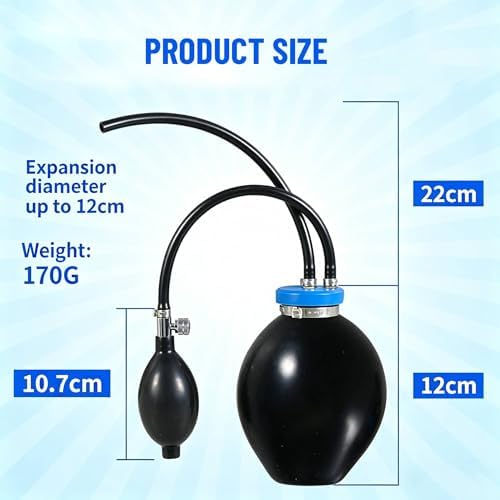 Universal Easy Intake Adapter with Inflatable Bladder, 2PCS