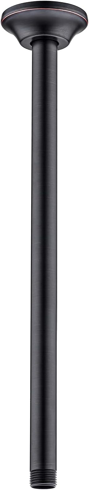 BESTILL 16 Inch Ceiling Mount Rain Shower Head Arm and Flange, Oil Rubbed Bronze