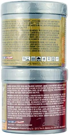 PC Products PC-Woody Wood Repair Epoxy Paste, Two-Part 6 oz in Two Cans, Tan 083338