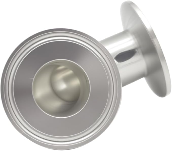 Sanitary Elbow 90 Degree 25mm Pipe OD SS304 Ferrule Tri Clamp 1.5 Inch with 2 Silicone Gaskets