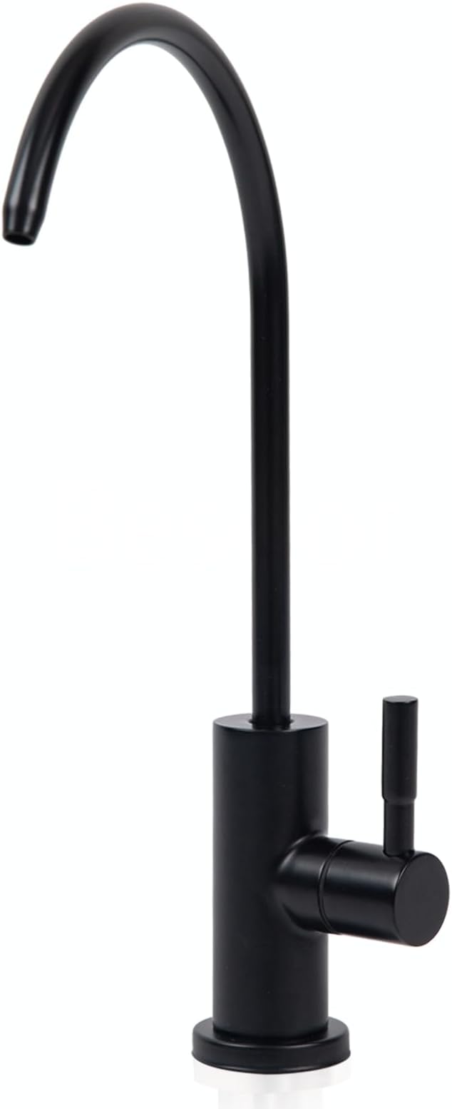 Besdor Reverse Osmosis Faucet, Filtered RO Drinking Water Faucet for Kitchen Sink, Non-Air Gap, 360-degree Rotation, Lead-Free, 304 Stainless Steel, Matte Black