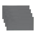 MECCANIXITY 4pcs 1/16"(1mm) x4 x8 Steel Plate, Black Hot Rolled A36 Steel Sheet Plate Base, Square Weldable Metal Discs for Industrial Construction Structural Support
