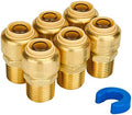 SUNGATOR 6-Pack Male Adapter, 1/2 Inch Push-to-Connect x 1/2 Inch MNPT