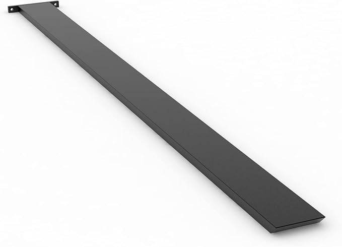 IRONSUPPORTS.COM Iron Supports Hidden Island Countertop Support Bracket - Heavy Duty Brackets for Granite Countertops Steel Kitchen (Matte Black 40 Inch)