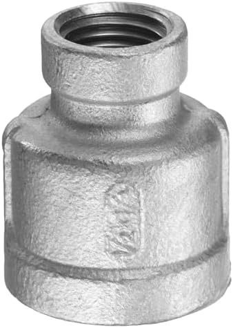 HARFINGTON Reducing Coupling 1/2"x1/4" NPT Female 304 Stainless Steel