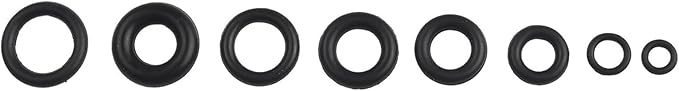 300Pcs Rubber O-Ring Assortment Kit Automotive Gasket Seal Washer Assortment for Plumbing, Faucet, Mechanic, Repairs, Air Connections