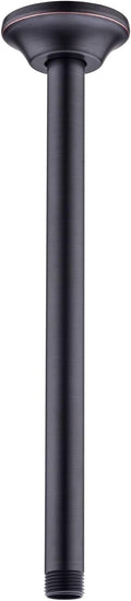 BESTILL 12 Inch Ceiling Mount Rain Shower Head Arm and Flange, Oil Rubbed Bronze
