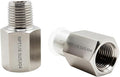 2 pieces Npt1/8 Female to Npt1/8 Male Reducer,1/8-1/8Water pipe Adapter, Fabricate of 304 Stainless Steel
