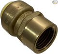 XFITTING Push Fit 1/2 Inch x 1/2 Inch Female Adapter, 27-3-7=5XX, 5 Pieces