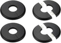 4 Pcs Wall Split Flange, ABS Round Self-Adhesive Escutcheon Plate Buckles Design for 1"/26mm Diameter Pipe