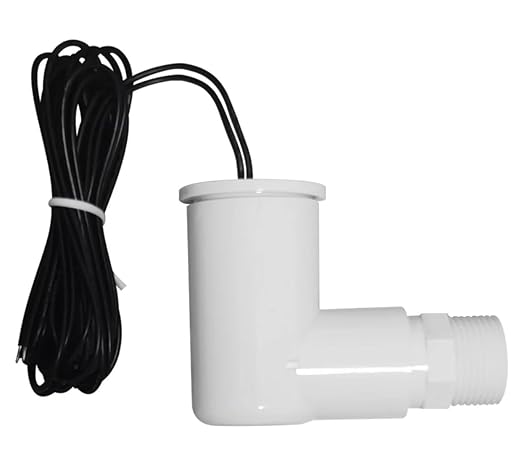 SS2 AC Float Switch AC Float Safety Switch HVAC 3/4 Inch Condensate Shut Off Sensor Can Prevent Overflow in Drain Pan or Gravity Drain Used in Various Applications. ECWB