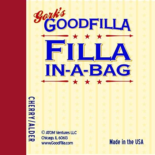 GoodFIlla Cherry, 12 Pound, Wood and Grain Filler Powder, Stainable, Paintable, Sandable, Versatile | Zero Waste