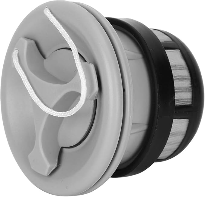 3Pcs Air Valve, Inflatable Tent Air Valve with Filter Mesh Accessory for Inflatable Tent Boat Kayaks(Gray) Rowing Supplies Air Tumble Track Valve Spiral Air Plug Air Valve Replacement