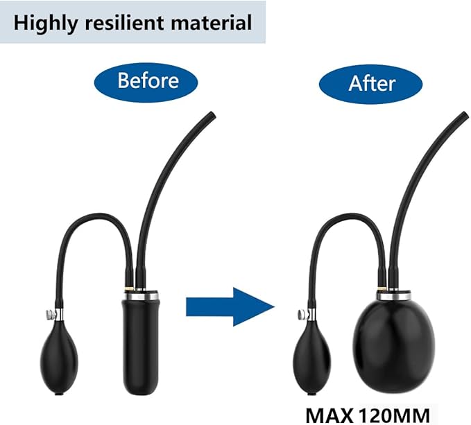 Inflatable Air Bladder for Detector Diagnostic Tester, Bladder Leakage Tester Locator for 12V Smoke Machine Automotive