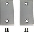 QCAA Stainless Steel Door Strike Filler Plate, 2-1/4" x 1-1/8", US32D Stainless Steel, Made in Taiwan, 2 Pack