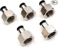 3/8 Female Npt Push to Connect Fittings,CEKER 1/4 Od x 3/8" NPT Female Thread Air Fittings 1/4 Quick Connect Air Lines Fittings Pneumatic Tubing Fitting Push in Connector 10Packs