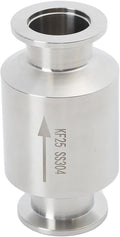 QiiMii KF-25 Vacuum Pump Check Valve, Stainless Steel 304, Non-Return One Way for Vacuum Pump(KF-25 Flange 40mm)