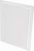 10" x 13" White Plastic Access Panel. Service Shaft Door Panel. Plumbing, Electricity, Heating, Alarm Wall Access Panel for Drywall. Bathroom Services Access Hole Cover.