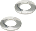 Wall Split Flange, Stainless Steel Round Escutcheon Plate for 1.33"/34mm Diameter Pipe, Pack of 2