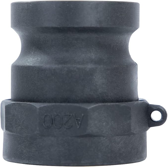 1 PC Poly Cam Lock Fittings 2 inch Standard Part A Cam Groove Hose Fitting 2 Camlock Fittings, 2" Male Aadapter x 2" Female Thread Camlock Fittings 2 inch