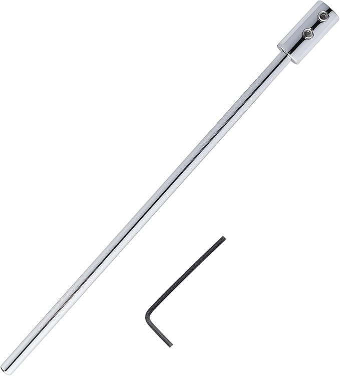 Artiwell Extension Rod for Bathroom Pop-Up Vertical/Horizontal Rods, 6 Inch Pop Up Drain Extension Rod for Bathroom Sink Drain Assembly,Chrome Plated