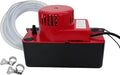 Professional Condensate Pump 115V/120V, 92GPH Flow & 20ft Lift, Auto Safety Switch for HVAC/AC/Dehumidifier/Furnace, Quiet with 20ft Tubing & 2 x Hose Clamp