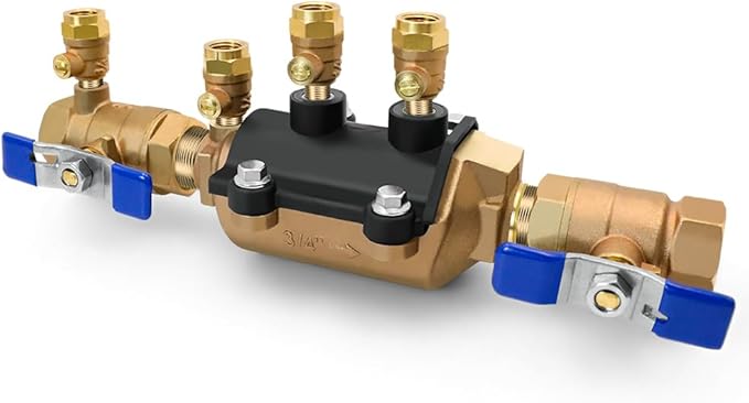 34-350 3/4" 350 Double Check Backflow Preventer,3/4 double check valve backflow preventer,Double Check Valve Assembly,Modular Design, Prevent Backpressure and Backsiphonage