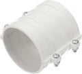 PATIKIL 2-15/16" Water Pipe Repair Clamp PVC Leak Sealer for OD 75mm PE/PPR/Pipes and Plumbing (Length 3.1 Inch), White