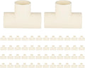 50-PACK EFIELD CPVC Tee Fittings,1" CPVC-CTS Slip Tee for Hot and Cold Water Pressure Distribution Systems,(CPVC022-50PCS)