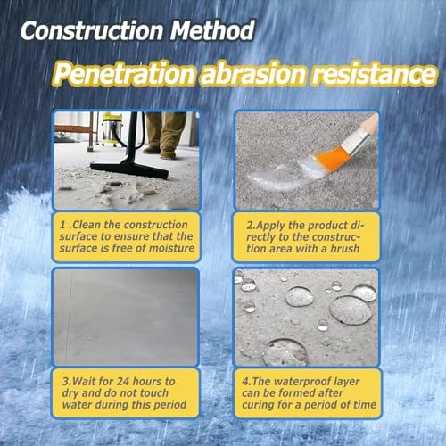 Invisible Waterproof Sealant 18oz, Wall Bathroom Roof Waterproof Coating
