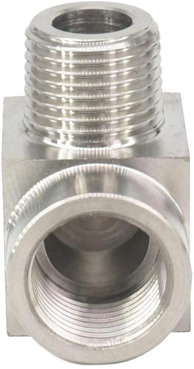 Beduan Stainless Steel Cast Pipe Fittings, 90 Degree Street Elbow 1/2" NPT Male x 1/2" NPT Female Water Fuel Air (Pack of 2)