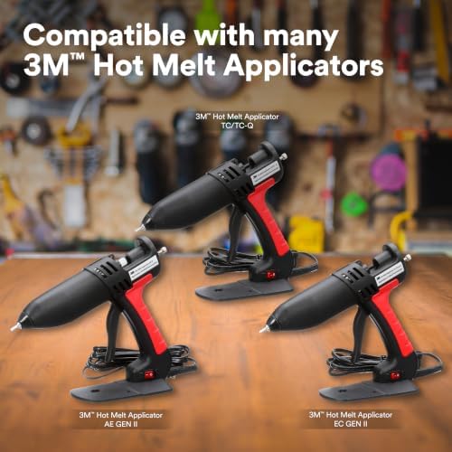 3M Hot Melt Adhesive 3738TC, Tan, 5/8 in x 2 in, 11 lb, Case