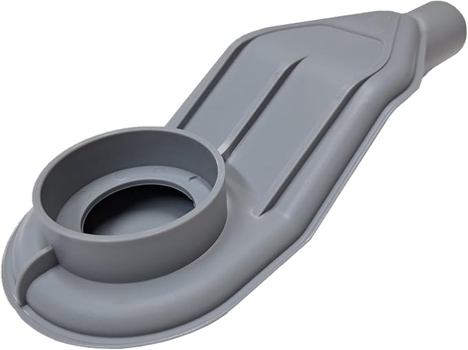 SereneDrains WOW Drain TM Horizontal Side Discharge Outlet Low Profile Shower Drain Assembly Reducer PVC Base Pipe Fitting P Trap (Without Drain)