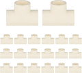 20-PACK EFIELD CPVC Tee Fittings,1/2" CPVC-CTS Slip Tee for Hot and Cold Water Pressure Distribution Systems,(CPVC020-10-20PCS)