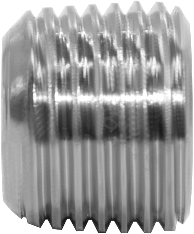 Joywayus Stainless Steel Internal Hex Countersunk Thread Socket Pipe Plug 1/8"NPT Male(Pack of 3)