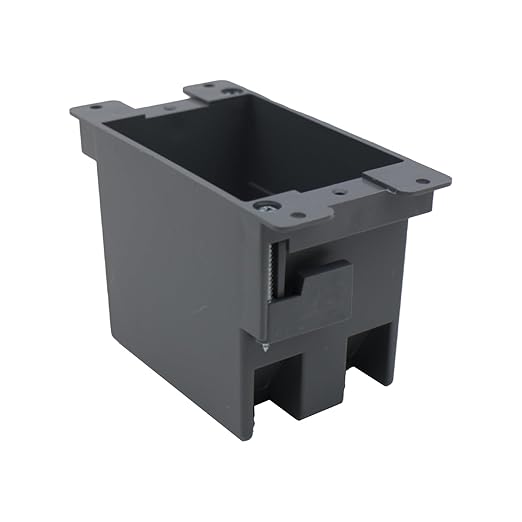 1-Gang PVC Old Work Switch/Outlet Electrical Box,14 cu.in.Old Work Electrical Box 1 Gang Extra Deep,ETL,for Home Improvement,Plastic Junction Box for Switches(1 Pack)