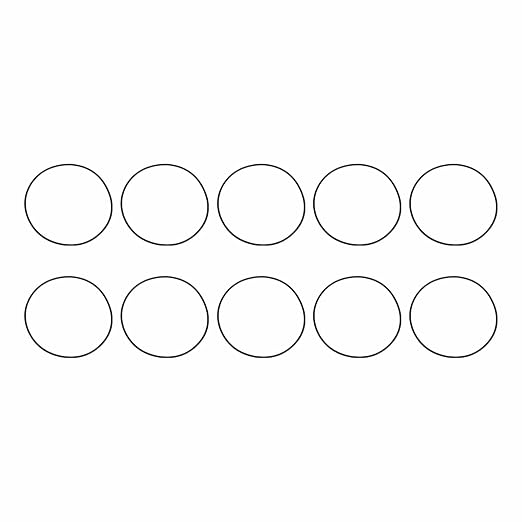 HARFINGTON 10pcs Nitrile Rubber O-Rings 80mm OD 76mm ID 2mm Width Metric Buna-N NBR Sealing Gasket Plumbing Sealing Repair O Rings for Car Auto Vehicle Repair Faucet Air Gas