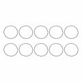 HARFINGTON 10pcs Nitrile Rubber O-Rings 80mm OD 76mm ID 2mm Width Metric Buna-N NBR Sealing Gasket Plumbing Sealing Repair O Rings for Car Auto Vehicle Repair Faucet Air Gas