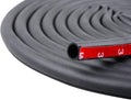 19.7 Feet Long Weather Stripping Seal Strip for Doors/Windows, Self-Adhesive Backing Seals Large Gap (from 5/16 inch to 11/20 inch) Seal Strip