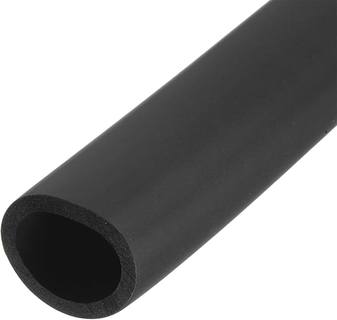 uxcell Foam Tubing for Handle Grip Support, Pipe Insulation Outside Pipe Lagging, 40mm ID 55mm OD 1m Black