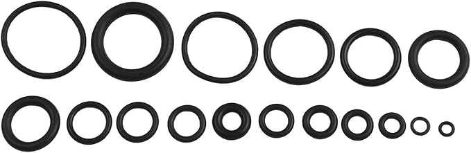 300Pcs Rubber O-Ring Assortment Kit Automotive Gasket Seal Washer Assortment for Plumbing, Faucet, Mechanic, Repairs, Air Connections