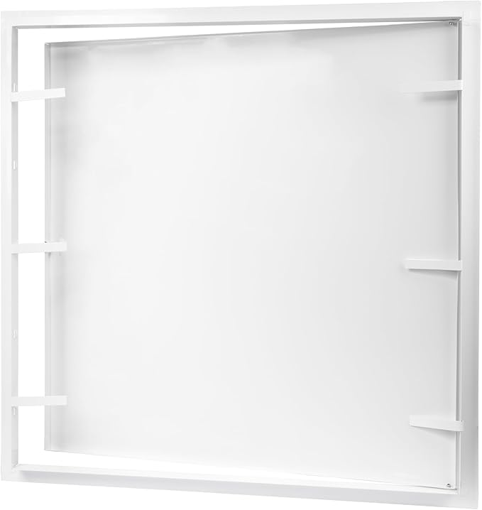 24" x 24" White Metal Access Panel. Service Shaft Door Panel for Drywall. Plumbing, Electricity, Heating, Alarm Wall Access Hole Cover