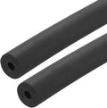 2pcs 1/5" ID Pipe Insulation Foam Tube, EPDM Pipe Cover 5/8" OD Wrap Roll Bar Tubing 4.9FT Long - Insulation Freeze Heat Preservation for Guitar Stand/AC Units/Exercise Machine