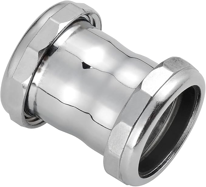 ZM 1-1/2-Inch or 1-1/4-Inch by 1-1/2-Inch Straight Extension Coupling Trap Adapter, Brass