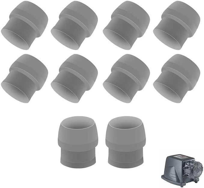 10 Pcs UCAK200 1/4-Inch Ferrule, Compression Fitting Connector, for Suction/Discharge Line, Fits MCCP202 Tube, Fit for Sten-ner 45, 85, 100 & 170 Series Adjustable & Fixed Pumps