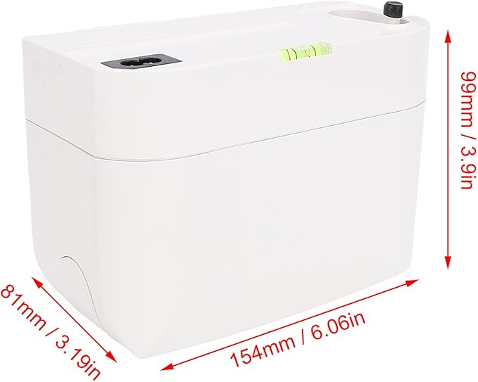 Fafeicy Condensate Pump, Automatic Drain Removal with High Efficiency Motor 24L / H 15m Lift, Quiet Operation 19dB, for Air Conditioner HVAC Dehumidifier Furnace