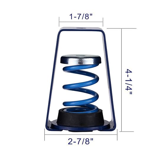 Hanger Mount Vibration Isolator, Spring Isolator Type, Capacity Range: 162 to 210 lb.