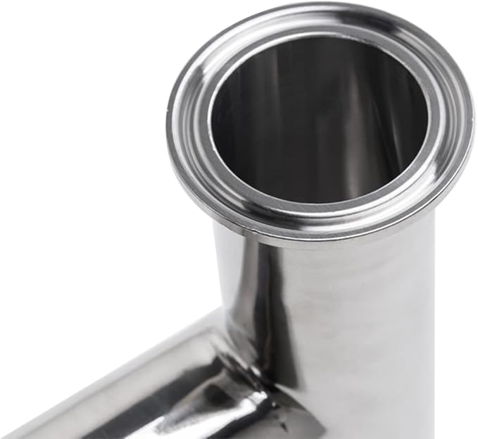 Beduan 1.5" Tri Clamp Tee 3 Way Stainless Steel Sanitary Fitting (32mm Pipe OD)